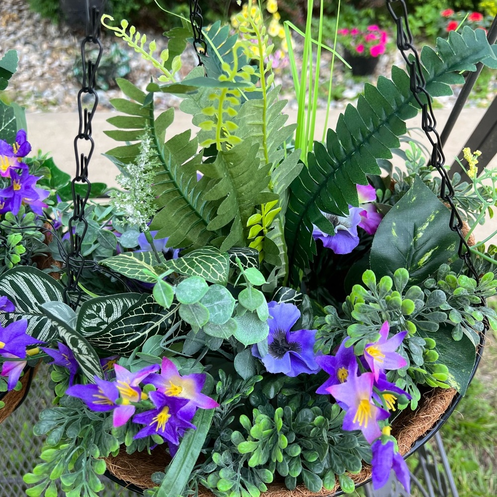 3 Beautiful Handmade Flower Baskets!💕 - Picture 4 of 4